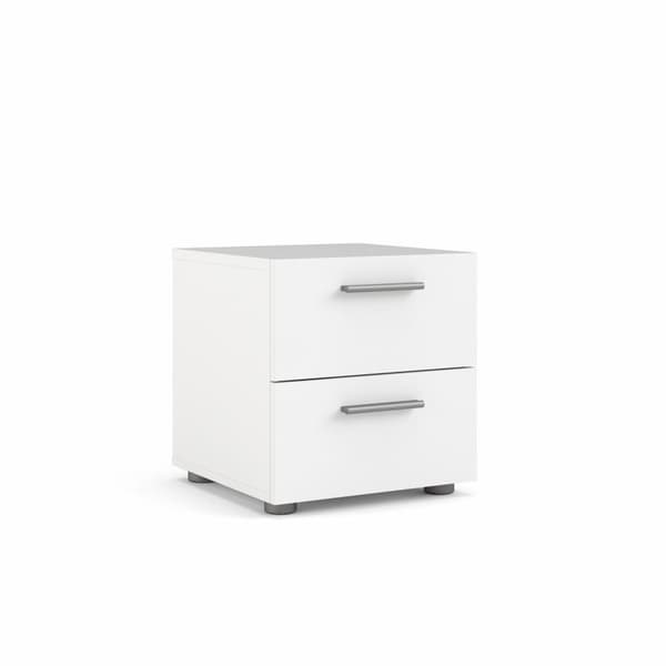Pepe nattbord 2 stk. bredde 40 cm, høyde 42 cm hvit.