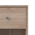 Miniatyrbilde 5 av 10: Maria nattbord med 1 skuff og 1 hylle, lys valnøtt.
