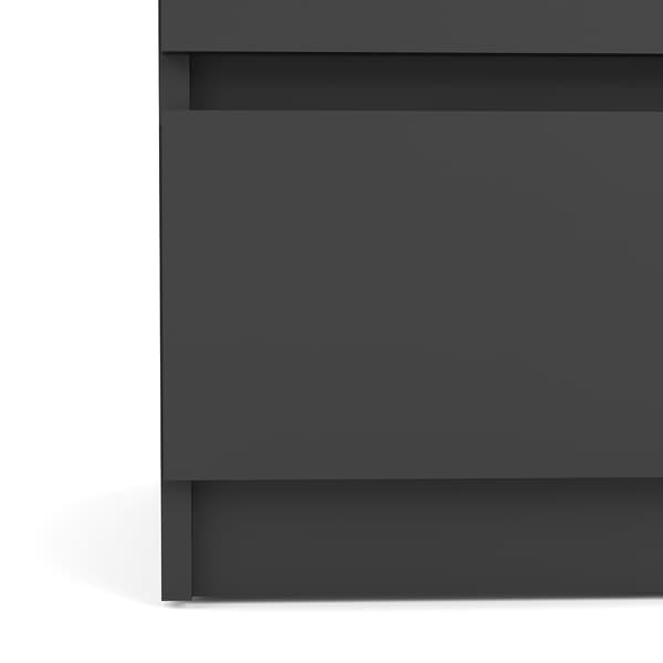Nada natbord 2 skuffer sort mat.