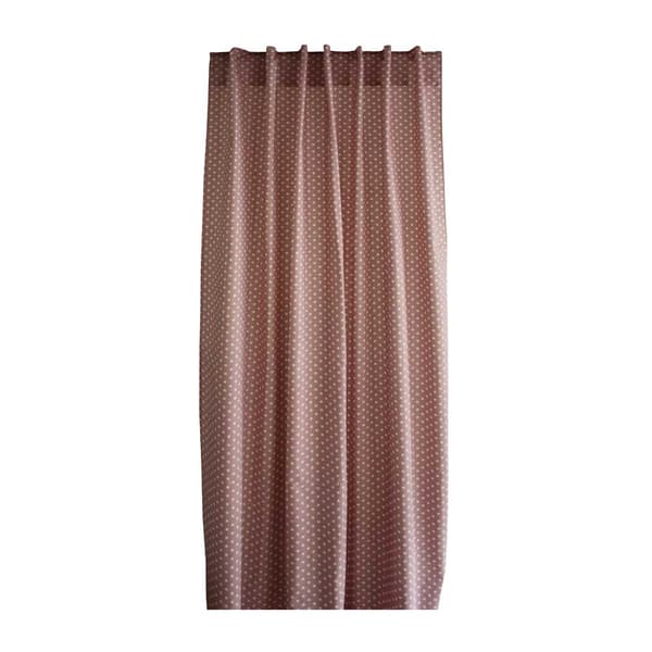 Bink gardinset polka dots antikrosa