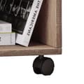 Miniatyrbilde 2 av 4: Rolda nattbord 1 skuff 2 hyller eik dekor.
