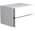 Miniatyrbilde 1 av 5: UsalL45 nattbord vegghengt 2 skuffr hvit.