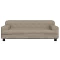Miniatyrbillede 3 af 7: vidaXL sofa til børn 90x53x30 cm kunstlæder cappuccinofarvet