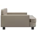 Miniatyrbillede 4 af 7: vidaXL sofa til børn 90x53x30 cm kunstlæder cappuccinofarvet