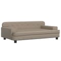 Miniatyrbillede 2 af 7: vidaXL sofa til børn 90x53x30 cm kunstlæder cappuccinofarvet