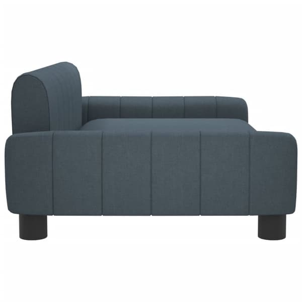 vidaXL Barnsoffa mörkgrå 90x53x30 cm tyg