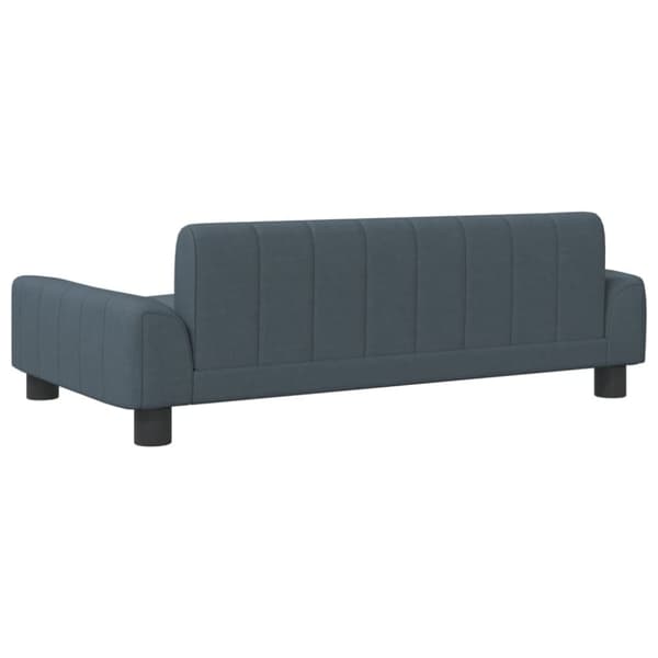 vidaXL sofa til børn 90x53x30 cm stof mørkegrå