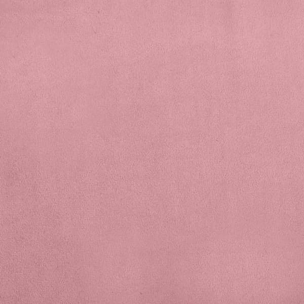 vidaXL børnesofa med fodskammel 100x50x30 cm fløjl lyserød