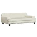 Miniatyrbillede 2 af 7: vidaXL sofa til børn 90x53x30 cm velour cremefarvet