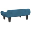 Miniatyrbillede 4 af 7: vidaXL sofa til børn 70x40x24 cm velour blå