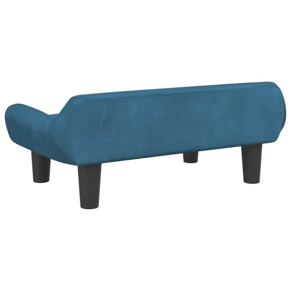 vidaXL sofa til børn 70x40x24 cm velour blå
