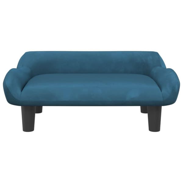 vidaXL sofa til børn 70x40x24 cm velour blå