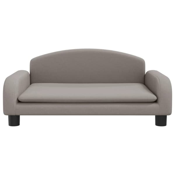 vidaXL sofa til børn 70x45x30 cm stof gråbrun
