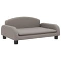 Miniatyrbillede 2 af 7: vidaXL sofa til børn 70x45x30 cm stof gråbrun