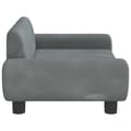 Miniatyrbillede 4 af 7: vidaXL sofa til børn 70x45x33 cm velour mørkegrå