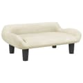 Miniatyrbillede 1 af 7: vidaXL sofa til børn 70x40x24 cm velour cremefarvet