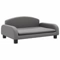 Miniatyrbillede 2 af 7: vidaXL sofa til børn 70x45x30 cm kunstlæder grå