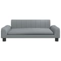 Miniatyrbillede 3 af 7: vidaXL sofa til børn 90x53x30 cm stof lysegrå