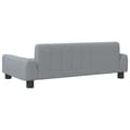 Miniatyrbillede 5 af 7: vidaXL sofa til børn 90x53x30 cm stof lysegrå