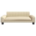 Miniatyrbillede 3 af 7: vidaXL sofa til børn 90x53x30 cm stof cremefarvet