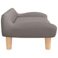 Miniatyrbillede 3 af 7: vidaXL sofa til børn 70x40x24 cm stof gråbrun
