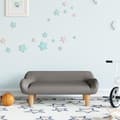 Miniatyrbillede 7 af 7: vidaXL sofa til børn 70x40x24 cm stof gråbrun