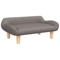 Miniatyrbillede 1 af 7: vidaXL sofa til børn 70x40x24 cm stof gråbrun