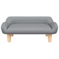 Miniatyrbillede 3 af 7: vidaXL sofa til børn 70x40x24 cm stof lysegrå