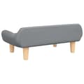 Miniatyrbillede 5 af 7: vidaXL sofa til børn 70x40x24 cm stof lysegrå