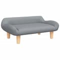 Miniatyrbillede 2 af 7: vidaXL sofa til børn 70x40x24 cm stof lysegrå