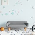 Miniatyrbillede 1 af 7: vidaXL sofa til børn 70x40x24 cm stof lysegrå