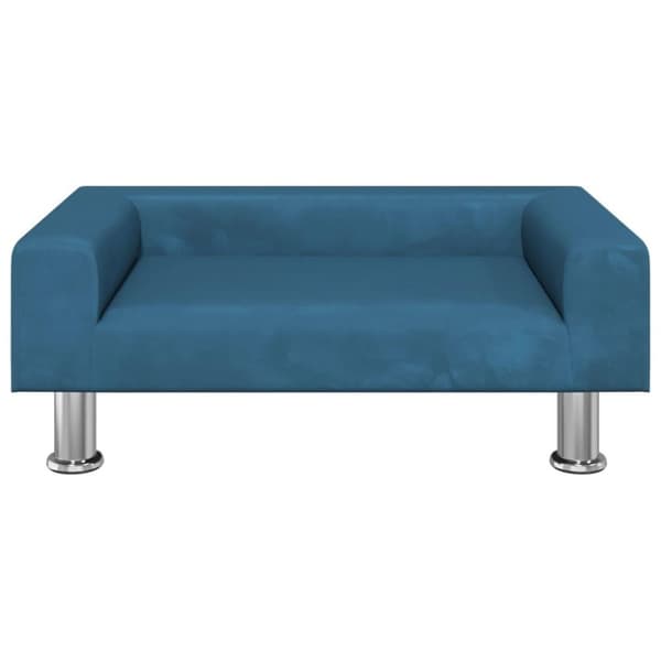 vidaXL sofa til børn 70x45x26,5 cm fløjl blå