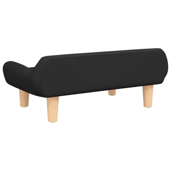vidaXL sofa til børn 70x40x24 cm stof sort