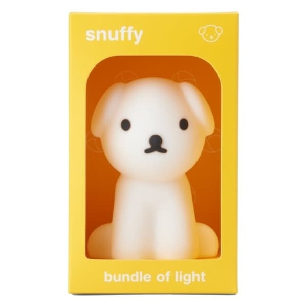 Natlampe, Bordlampe, Børnelampe - Mr Maria natlampe børn, natlampe børneværelse, snooze lys - Snuffy LED, Hvid