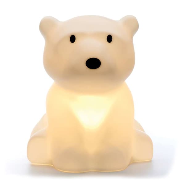 Nattlampa, bordslampa, barnlampa - Mr Maria lampa LED isbjörn Nanuk