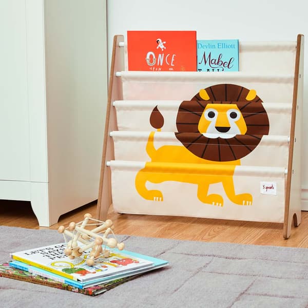 3 Sprouts Bookcase Lion