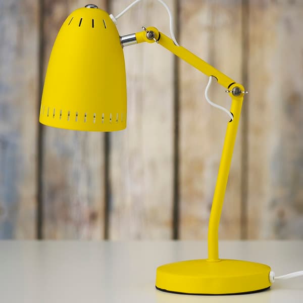 Superliving skrivebordslampe &quot;Dynamo 345&quot; gul