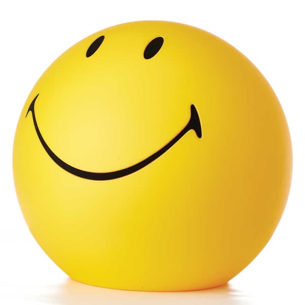 Natlampe, Bordlampe, Børnelampe - Mr Maria lampe Smiley XL