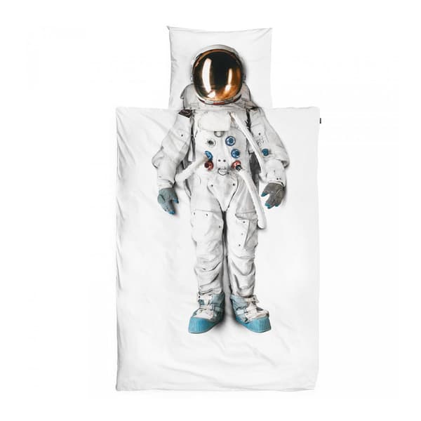 Snurk Sängkläder, Bäddset, Påslakanset, Sänglinne, Barnsängkläder, Junior sängkläder Astronaut 135 x200