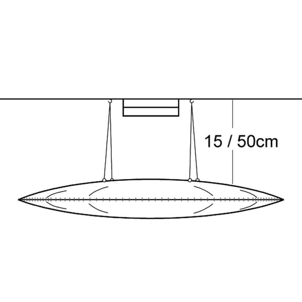 Buokids loftslampe Nube lille, Sömmen:grå