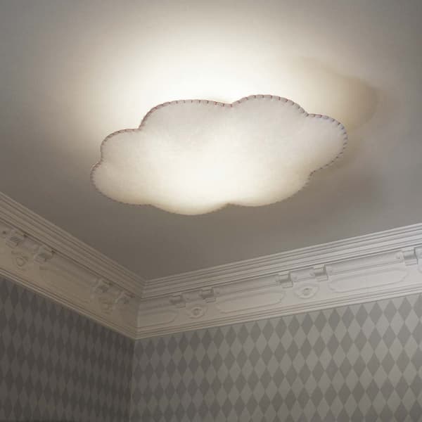 Buokids loftslampe Nube lille, Sömmen:grå