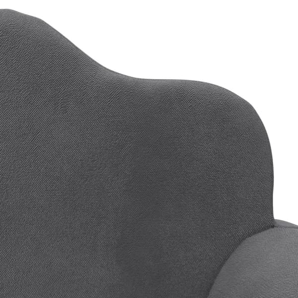 vidaXL 2-personers sofa til børn blødt plys antracitgrå