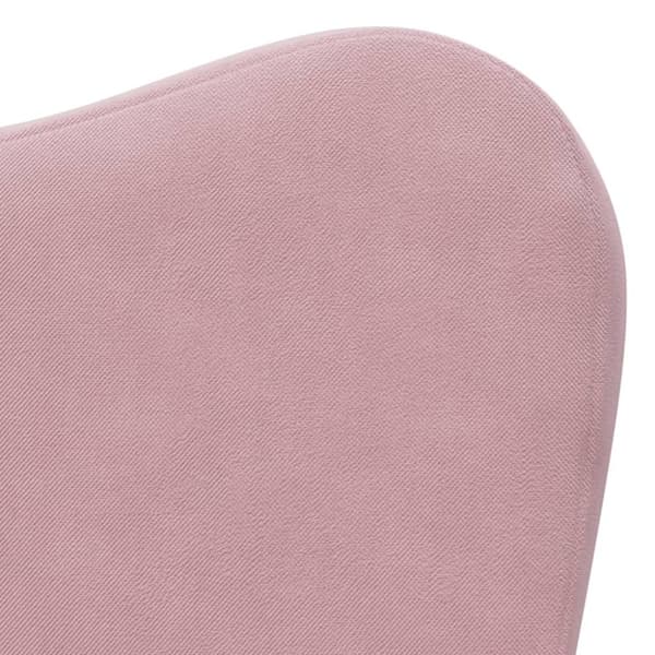 vidaXL Bäddsoffa för barn rosa mjuk plysch
