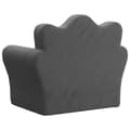 Miniatyrbild 5 av 8: Barnsoffa antracit mjuk plysch