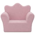 Miniatyrbild 3 av 8: Barnsoffa rosa mjuk plysch