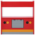 Miniatyrbild 10 av 10: Barnbord och stolar 3 delar brandbil trä