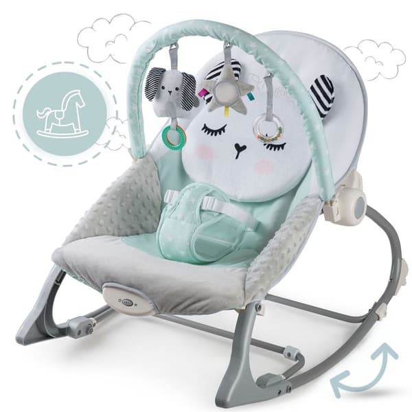 Nukido gyngestol med vibration - mint