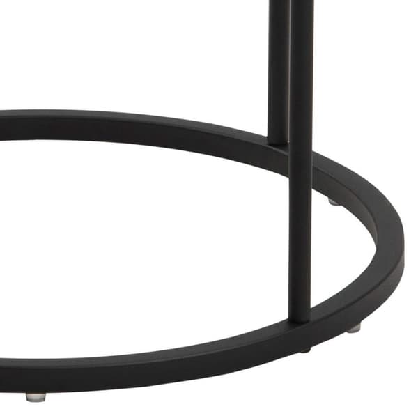 Polo natbord Ø40cm 1 skuffe hvid.