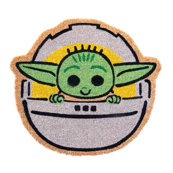 Star Wars - Baby Yoda-formad dörrmatta (40 x 60 cm)