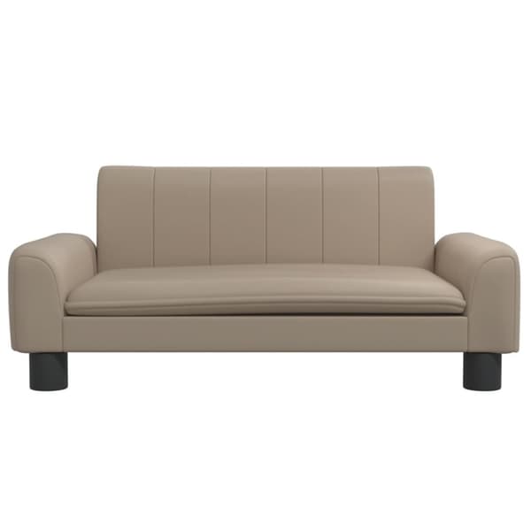 Barnsoffa cappuccino 70x45x30 cm konstläder